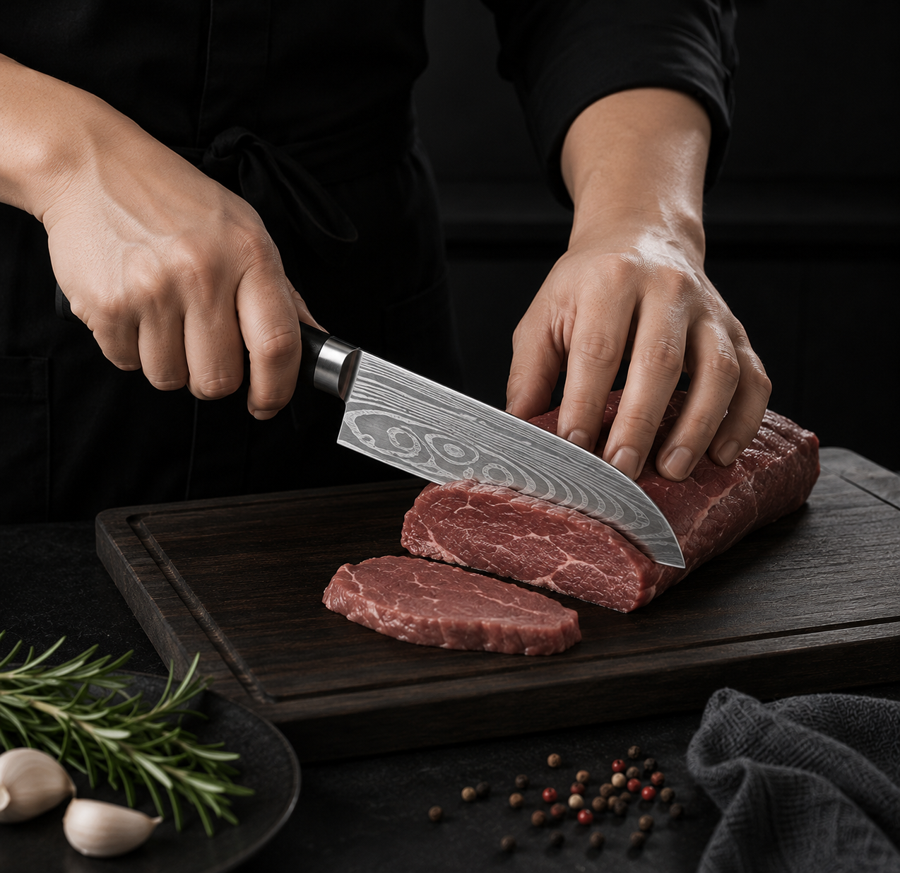 Stainless Steel Kitchen Knife Set