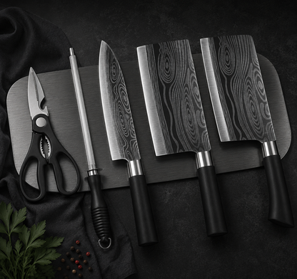 Stainless Steel Kitchen Knife Set