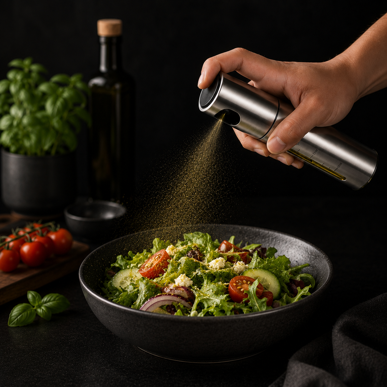 Stainless Steel Oil Sprayer Bottle