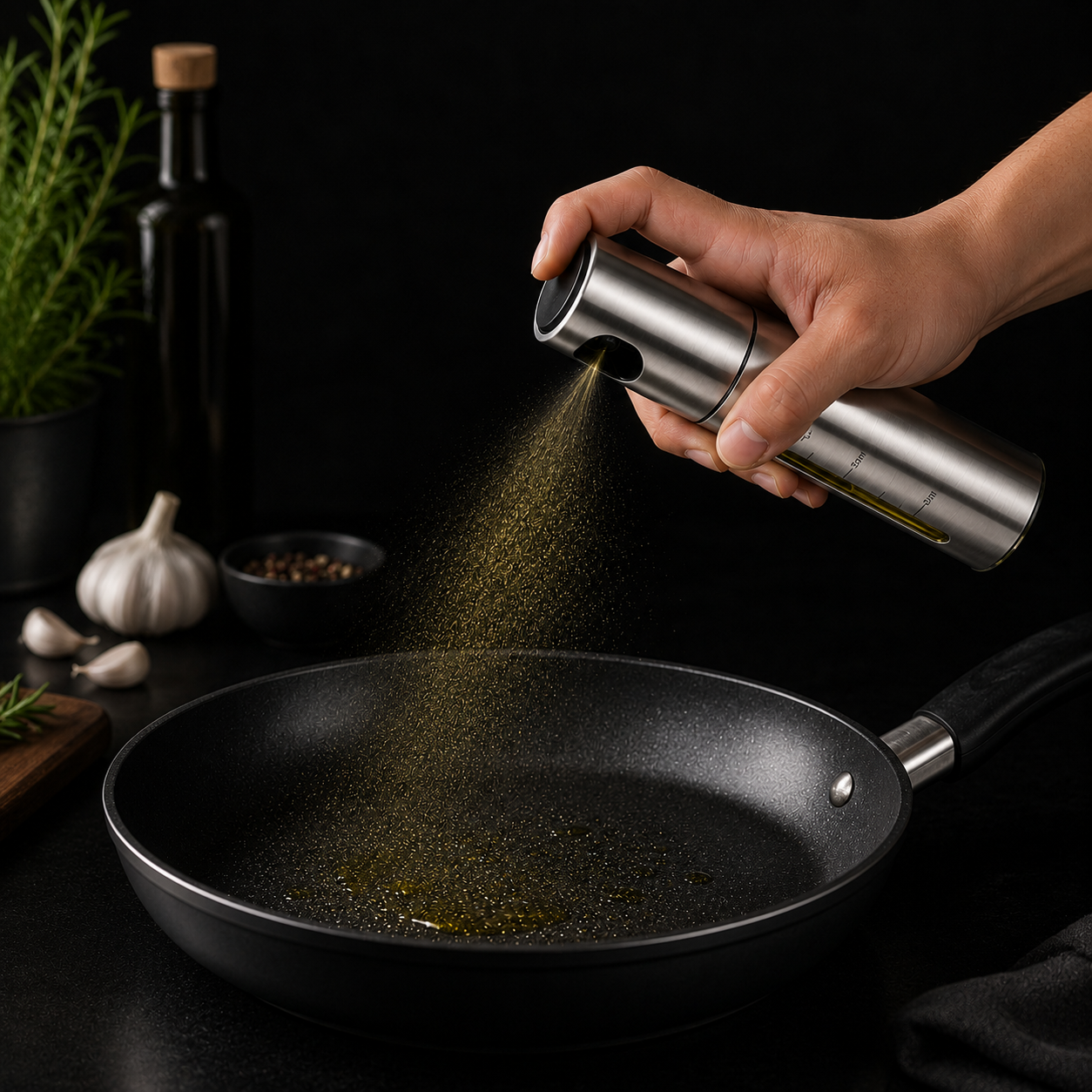 Stainless Steel Oil Sprayer Bottle
