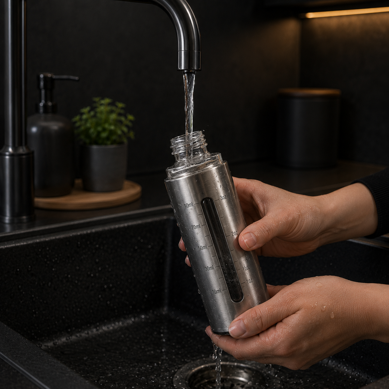 Stainless Steel Oil Sprayer Bottle